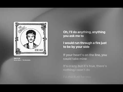 Bruno Mars - Risk It All (Lyrics)