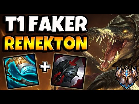 T1 Faker RENEKTON vs SYLAS [ MID ] Patch 11.13 Korea Challenger ✅