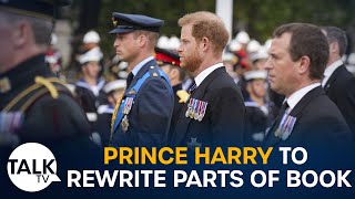 Prince Harry is ‘desperate’ to rewrite memoir