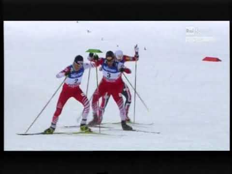 2012/13 combinata 10 km Val di Fiemme/1 (Mondiali) - Lamy Chappuis, Stecher, Kircheisen