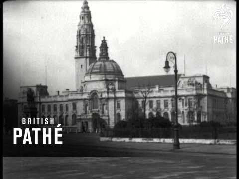 Cardiff Town Hall And Law Courts (1910-1920)