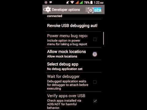 How to get visual touch feedback on android device