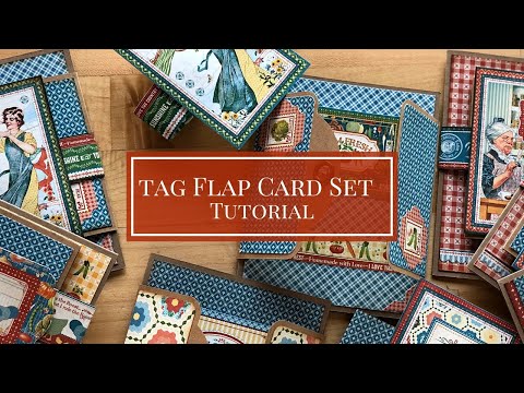 Tag Flap Card Set with Belly Bands Tutorial