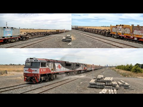 4PM9 SCT Freight Train With First West-East BlueScope Steel Wagon Run  (1/1/2022) - PoathTV Railways