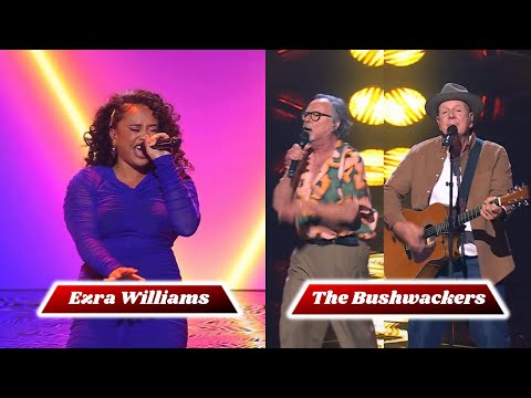 Ezra Williams (Love Is A Battlefield) vs The Bushwackers (Dumb Things) | The Voice Australia 12