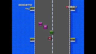 'Burnin' Rubber' Game Capture from Evercade (Data East Collection 1 Cartridge)