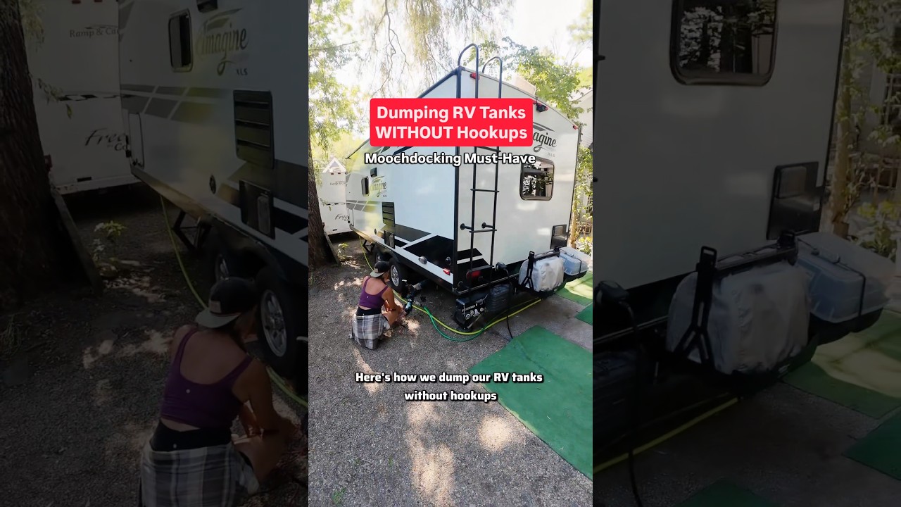 Dumping RV Tanks WITHOUT Hookups | RV Macerator Pump Explained  #rvlife #rvtips