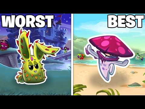 I ranked every melee plant in PvZ2.