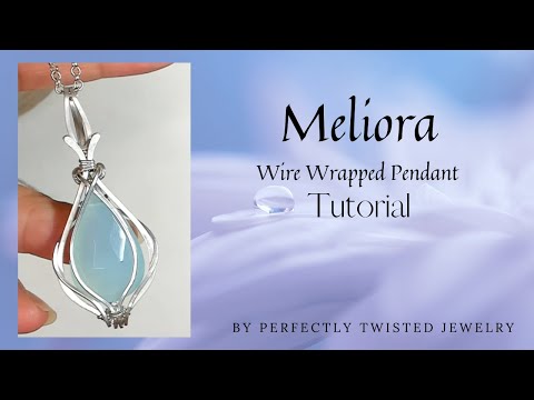 FOCAL BEAD PENDANT - Beginner Wire Wrapped Jewelry Frame Pendant Tutorial