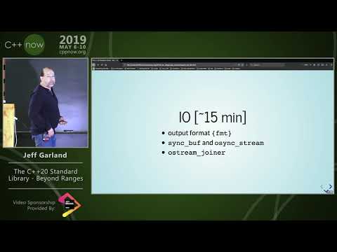 C++Now 2019: Jeff Garland “The C++20 Standard Library - Beyond Ranges”