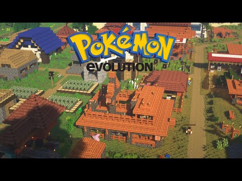 Minecraft: ENCONTREI uma VILA POKEMON -  »PIXELMON EVOLUTION»