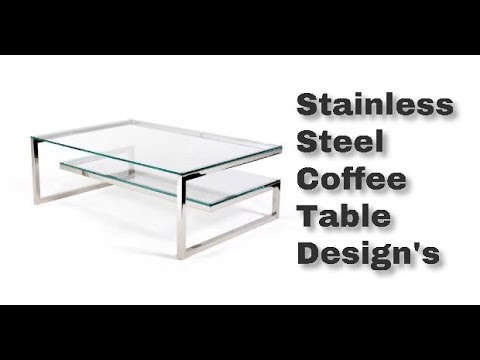 Stainless Steel Coffee Table Design