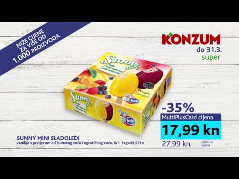 Konzum MultiPlusCard cijena do 31.3.