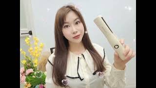 MUNICHI 沐尼黑直捲兩用溫控無線離子夾MR.0932｜3段恆溫溫度自由選擇、植物蛋白塗層保濕不傷髮質、TYPE-C充電很快速