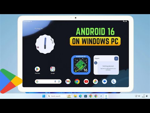 Run Android 16 with Play Store on Windows PC or Laptop