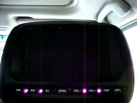 Headrest DVD not working 22Aug10