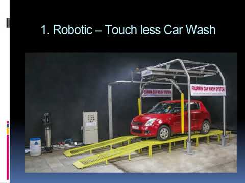 Robotic Touchless Top Car Washer  (Stainless Steel) - With Out Underchase