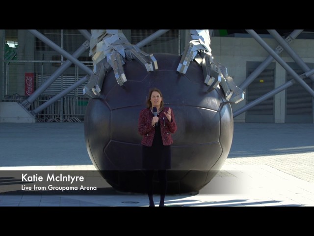Katie McIntyre live from Groupama Arena