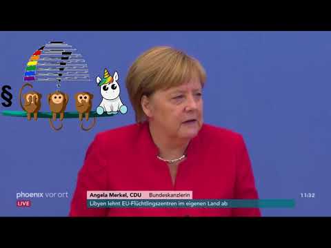 Sommerpressekonferenz 20 07 2018 - Die wichtigsten Aussagen Merkels zur Flüchtlingspolitik.