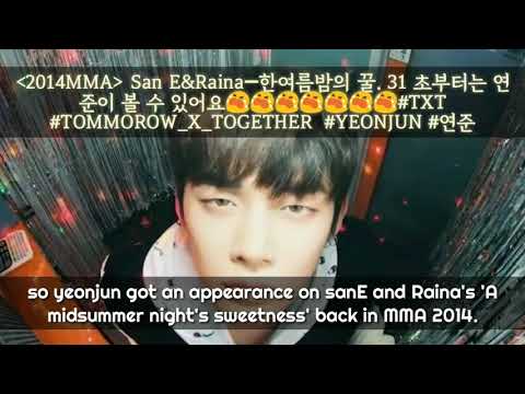 (YEONJUN 2014MMA) San E&Raina—한여름밤의 꿀 (A midsummer night's sweetness). 31 초부터는 연준이 볼 수 있어요