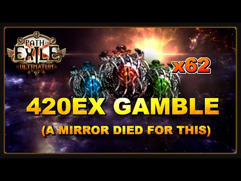 Path of Exile 3.14: 62 Uber Watcher's Eyes - 420ex Gamble!