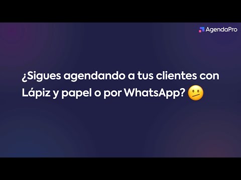 AgendaPro Agendar Citas y Más Video