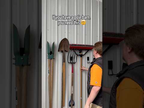 Video: Gator Magnetics Pole Barn Storage Ideas for Yard Tools & Hoses video thumbnail