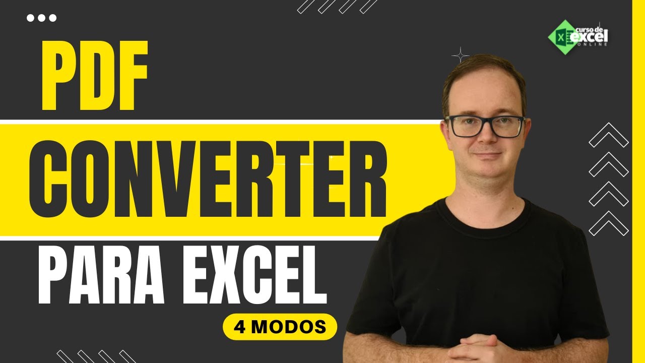 Como converter PDF para Excel