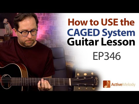 How to actually USE the CAGED System to play a Country Blues solo composition - Guitar Lesson -EP346