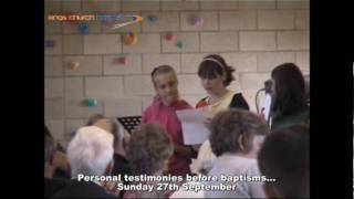 preview picture of video 'KCH Baptism Testimonies 27092009'