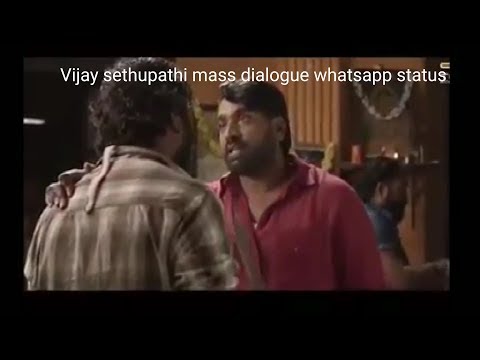 vijay sethupathi mass dialogue scene|Vikram vedhatamil whatsapp status|makkal selvan 