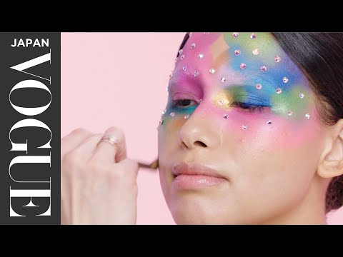 3人のプロが対決「ユニコーン」をテーマにした芸術メイク。| Triple Take | VOGUE JAPAN (3人のプロが対決「ユニコーン」をテーマにした芸術メイク。| Triple Take | VOGUE JAPAN)