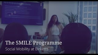 The SMILE (Social Mobility Insight into Law Experience) Programme