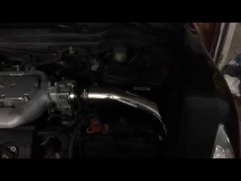 2007 Honda Accord 3.0L V6 post Injen Cold Air Intake installation