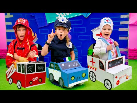 Five Kids The Rescue Squad + more Children's Songs and Videos