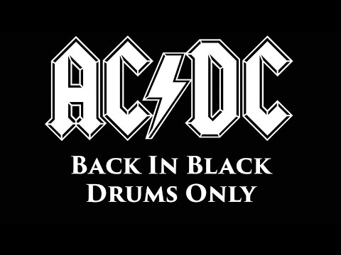 ACDC Back In Black DRUMS ONLY