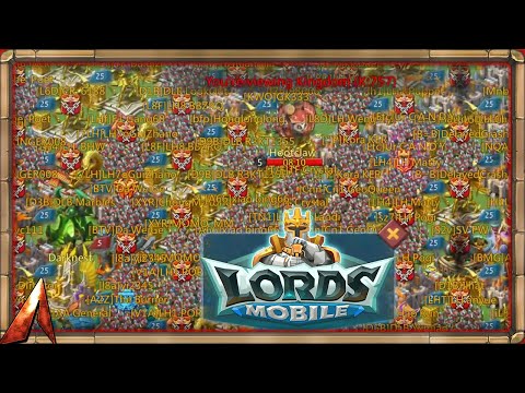 2.1B Online Emperor Account taking on Rally Party! K757 Still NUTS! Lords Mobile