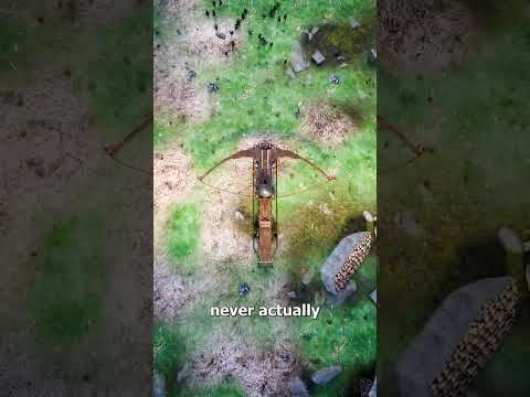 Leonardo Da Vinci’s Giant Crossbow 😮