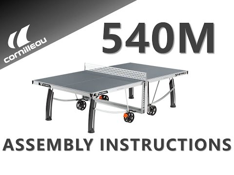 Bordtennisbord - Cornilleau 540 - samlevejledning