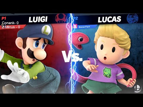 Losers Top 8 — Z minus (Luigi) vs ConanK (Lucas, Pyra/Mythra) — The Ally Local #1