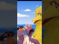 Big Bird Tells Two Headed Monster Where Ernie Went