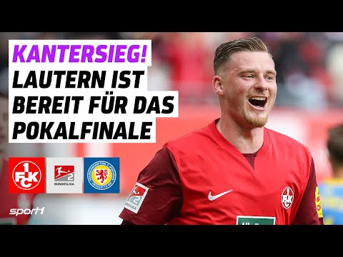1. FC Kaiserslautern - Eintracht Braunschweig | 2. Bundesliga Tore und Highlights 34. Spieltag