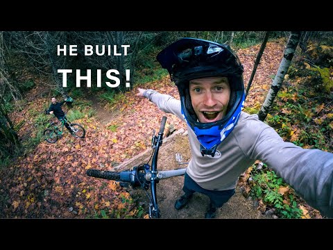 My Trail Building Videos Inspired His Dream Line!