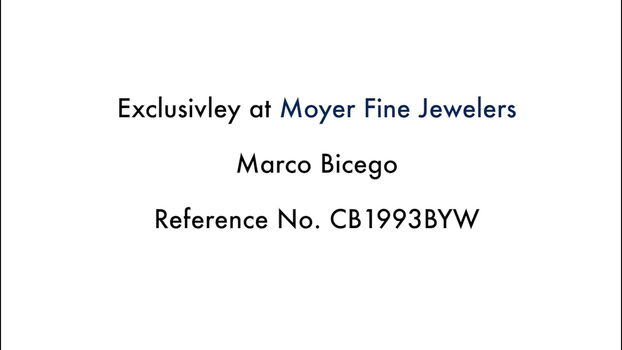 Exclusively at Moyer Fine Jewelers: The Diamond Lunaria Collection by Marco Bicego CB1993BYW