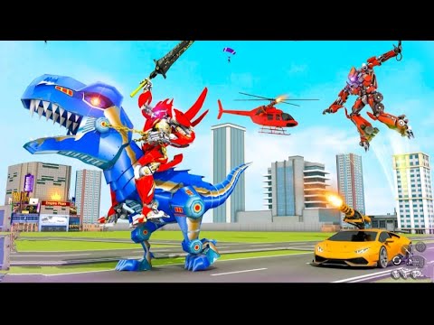 Flying Helicopter Robot Transform Game