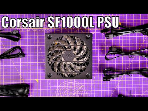 Corsair SF1000L Power Supply Unboxing and wiring guide