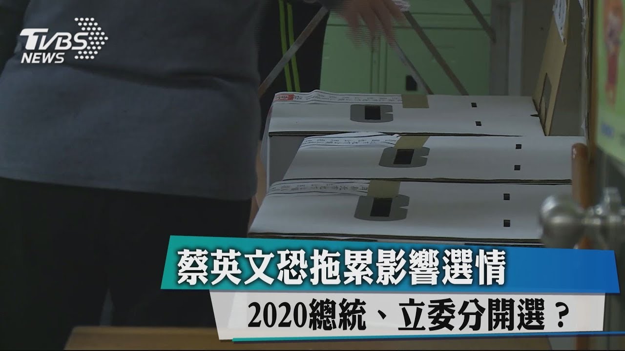 蔡英文恐拖累影響選情　2020總統、立委分開選？