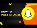 How To Post Stories On Snapchat Web Step By Step 2025 Tutorial PC Laptop