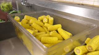 Lumbee Days Food Preparation and Strike at the Wind Actors Presentation
