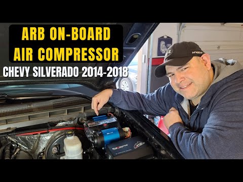 DIY: How to Install an ARB Dual On-Board Air Compressor on a Chevy Silverado 2014-2018